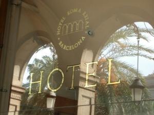 Roma Reial Hotel Barcelona Exterior foto