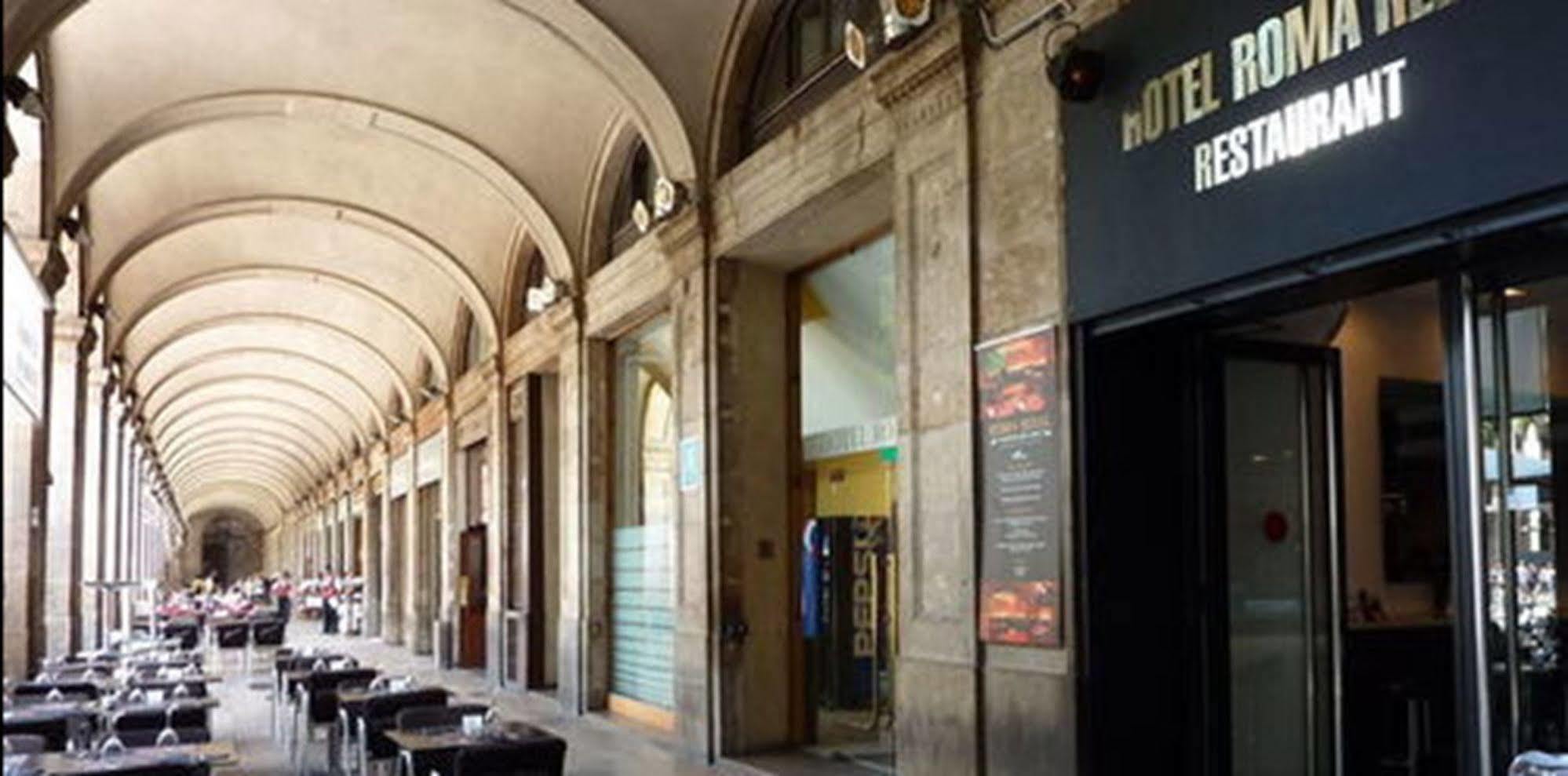 Roma Reial Hotel Barcelona Exterior foto